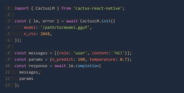 Cactus: 运行在手机上的 Ollama！